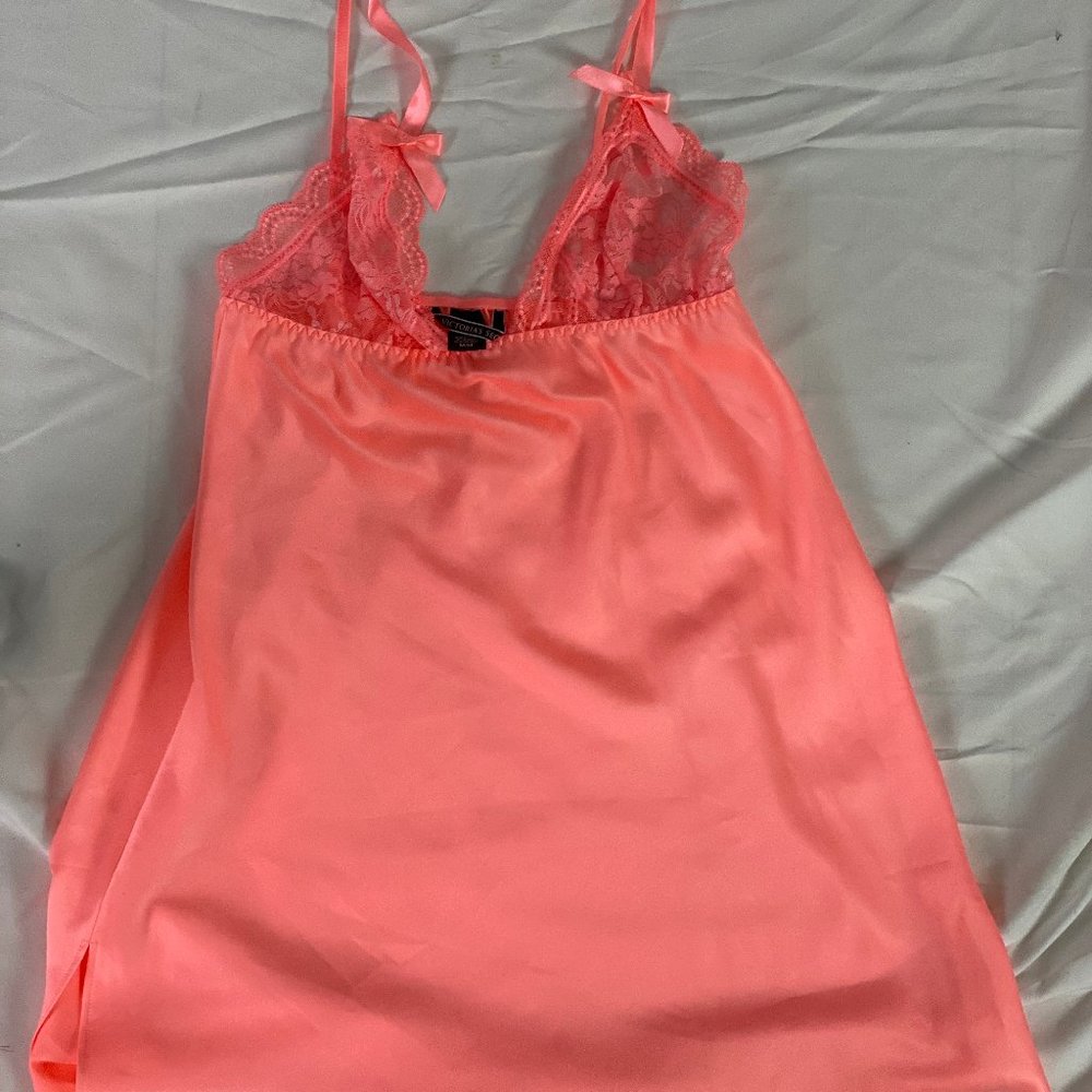 Pink Nightgown and Robe Set